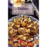 Kleurrijke Marokkaanse tajine met vlees en pijnboompitten op keramiek